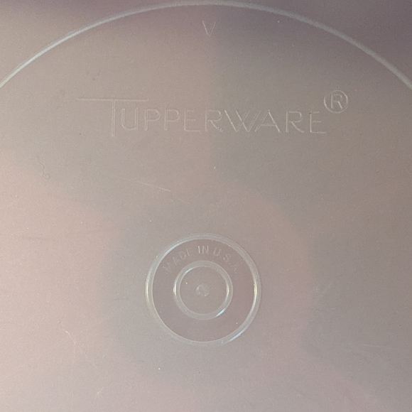 Vintage Red Tupperware Divided Veggie Serving Container With Lid and handle - Picture 14 of 14